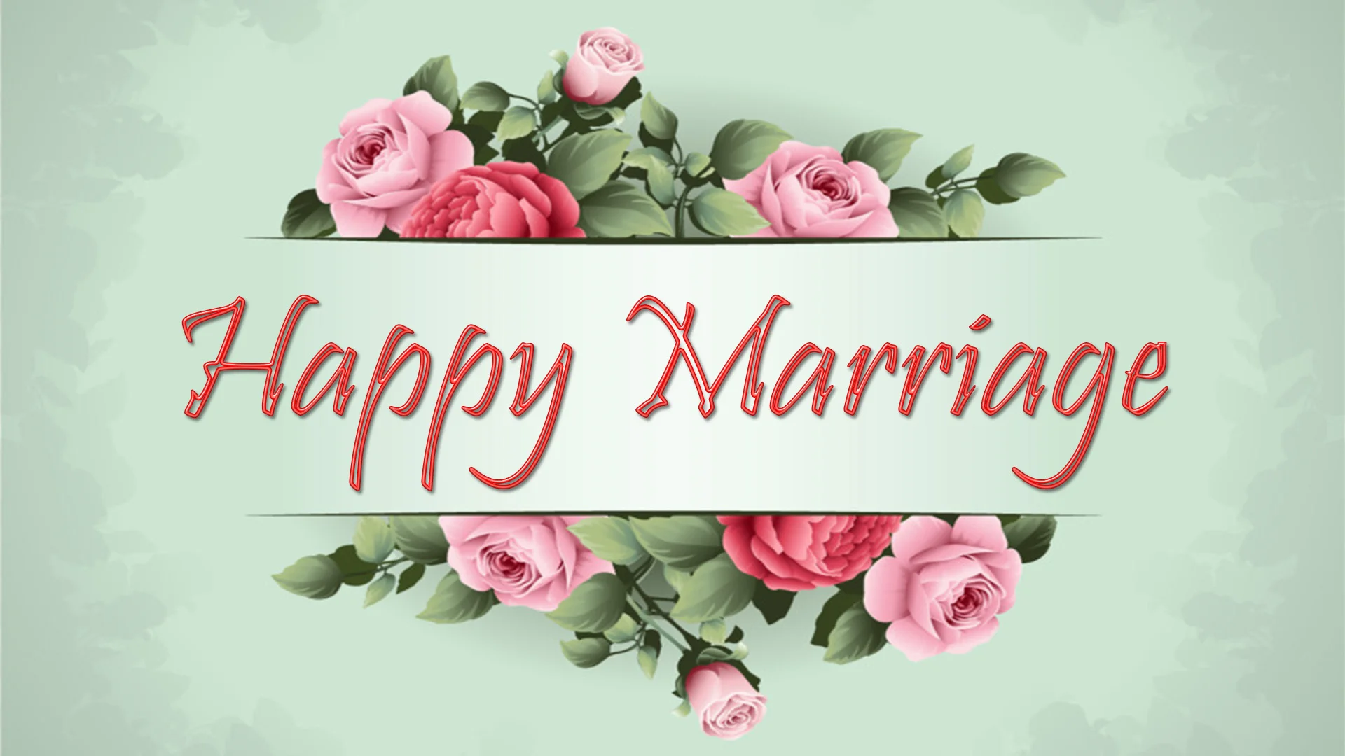 beautiful happy marriage card picture