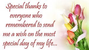 Thank You For Birthday Wishes Images | Birthday Wishes Reply