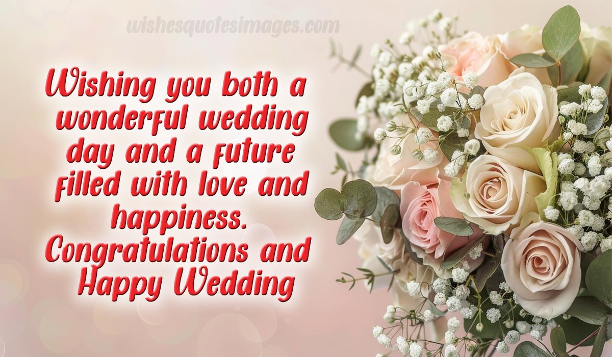 Wedding Wishes, Messages & Greetings With Images