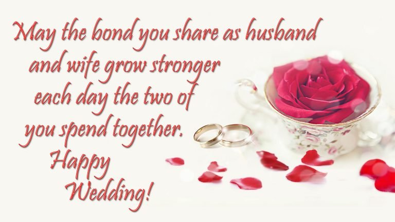 Wedding Wishes, Messages & Greetings With Images