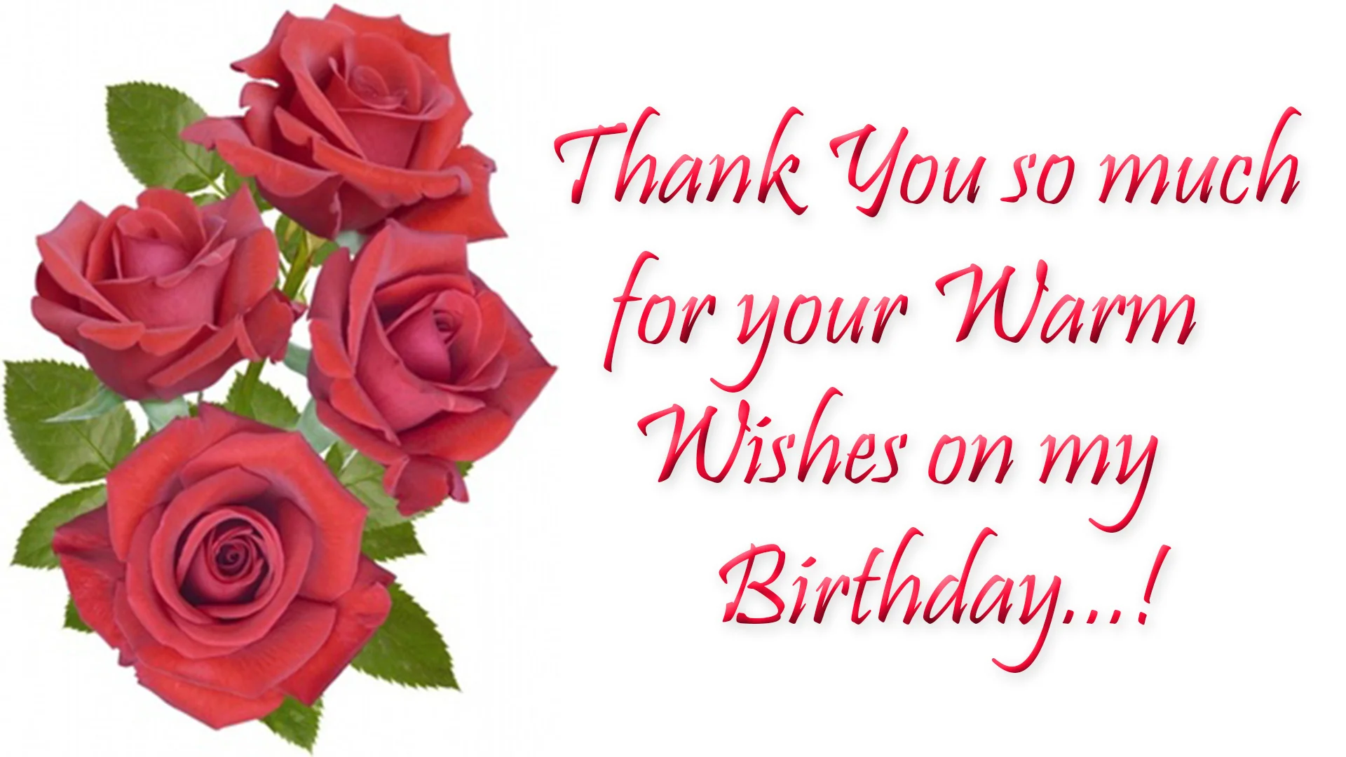 thank you for birthday wishes