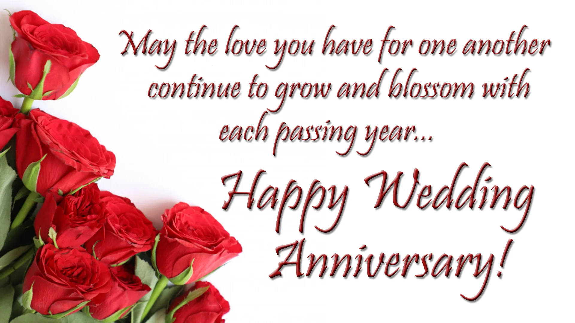 beautiful wedding anniversary wishes image