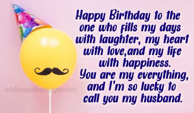 birthday wishes for husband
