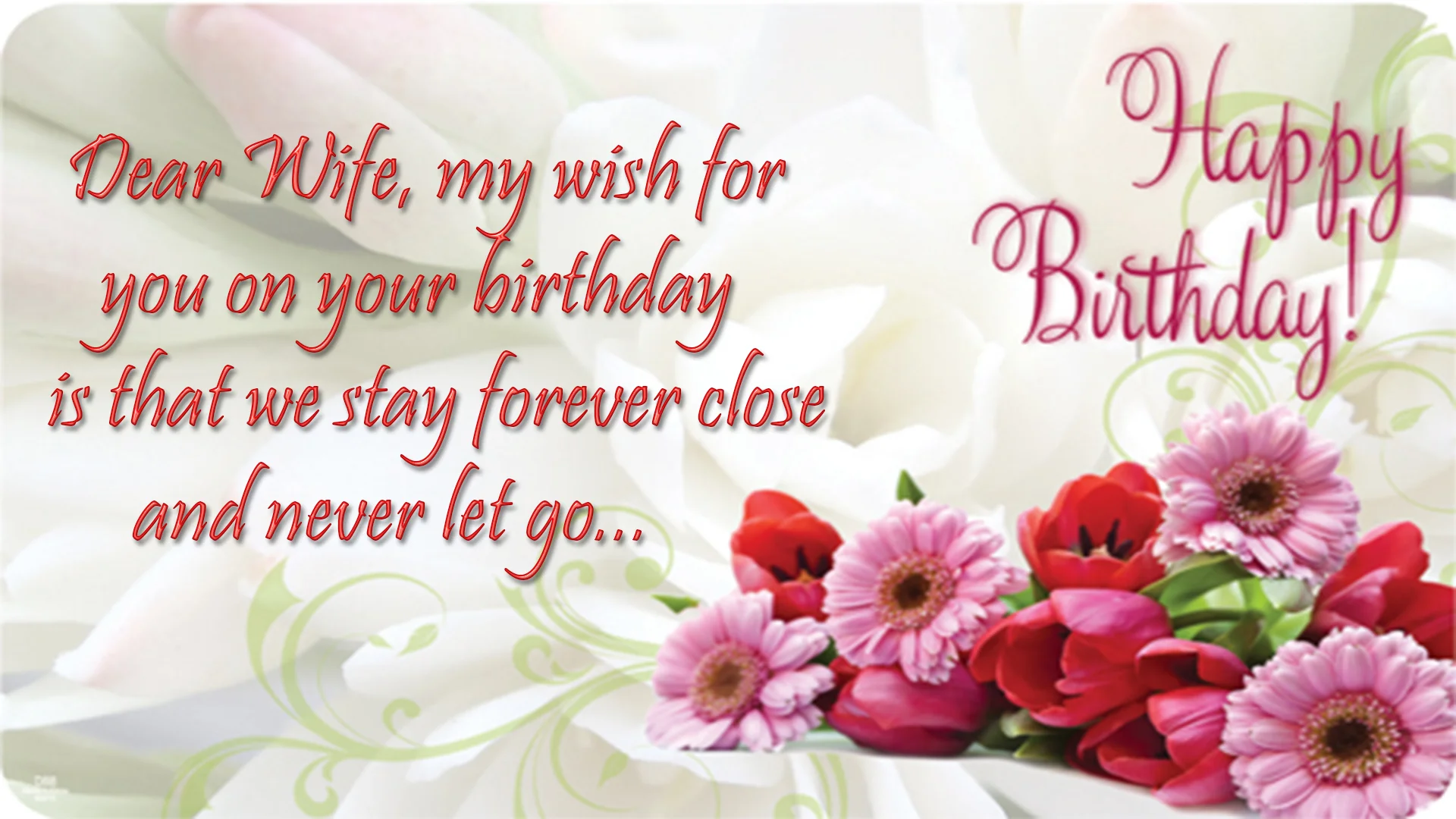 birthday wishes for wife image