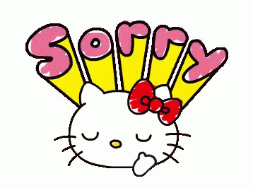 cute sorry image animated