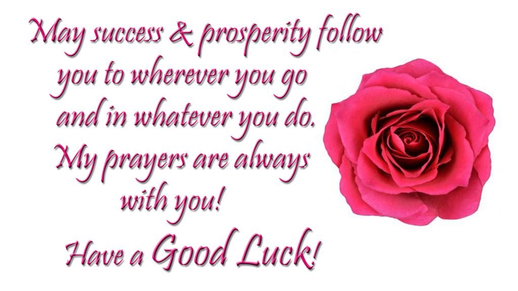 Good Luck Wishes, Quotes & Messages Images | All the Best Wishes