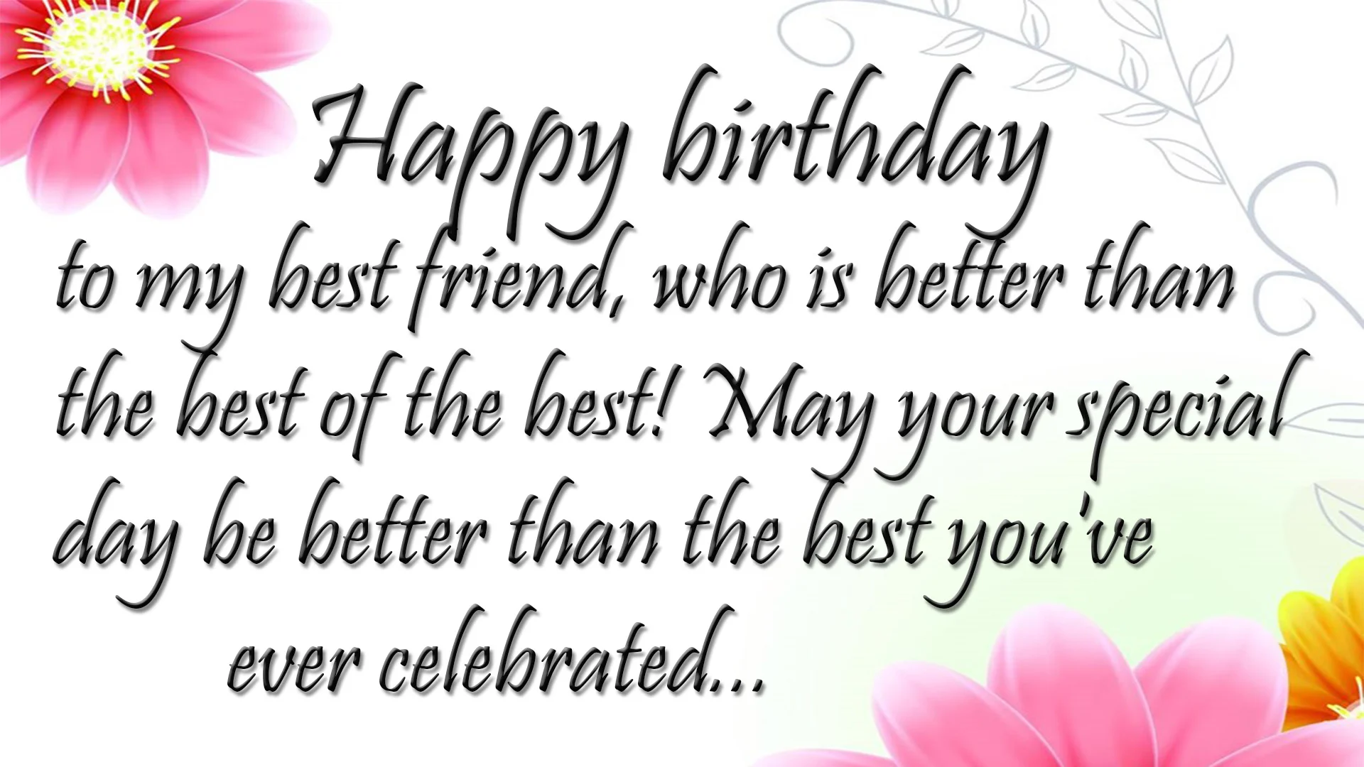 happy birthday dear friend hd image