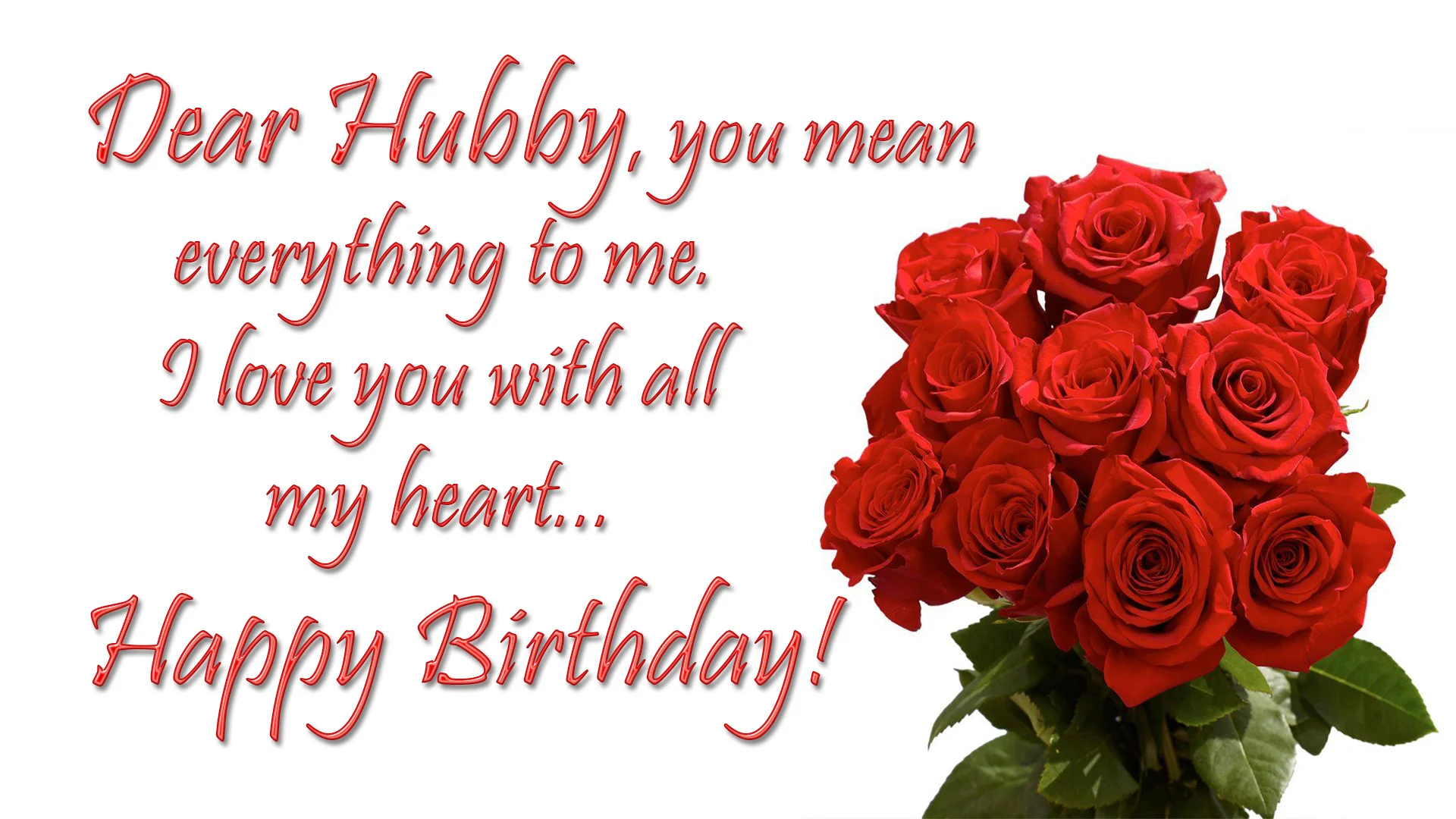 happy birthday dear husband image