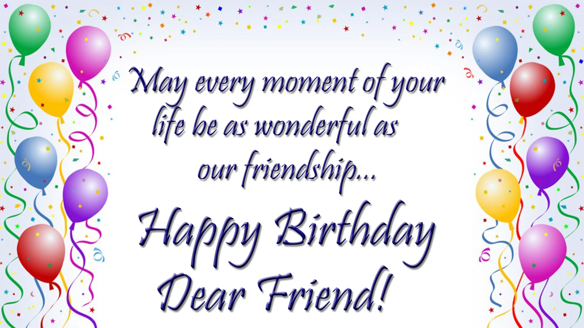 happy birthday friend image