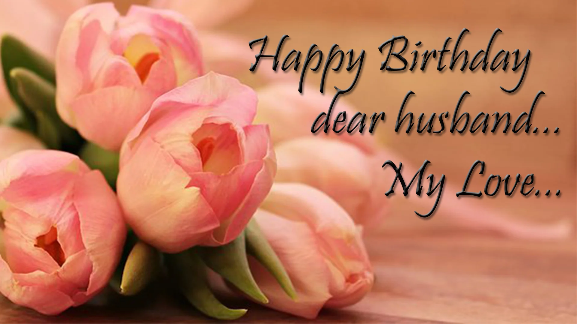 happy birthday my loving husband hd image