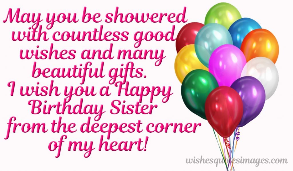 happy birthday sister image