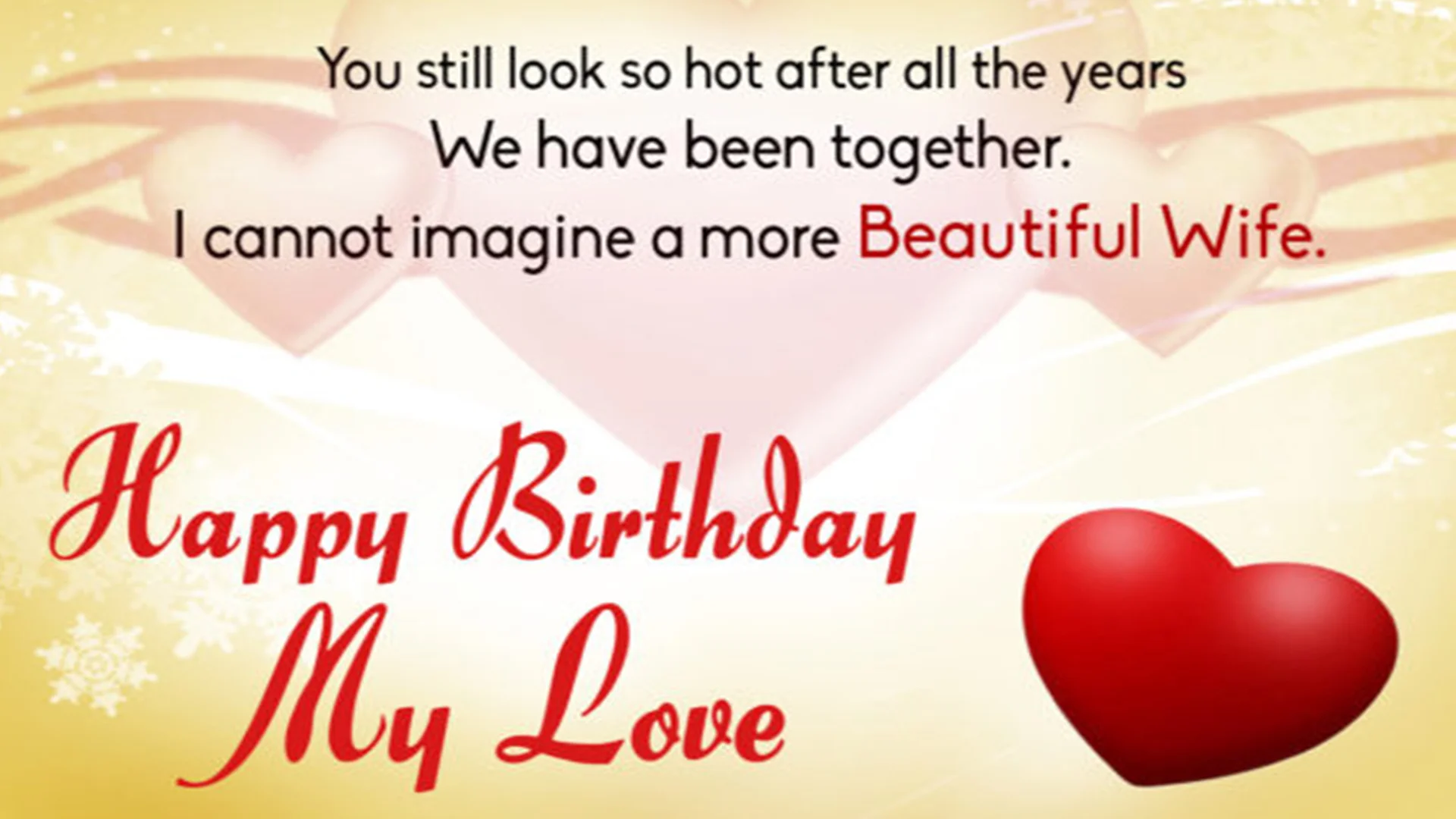 happy birthday wife image
