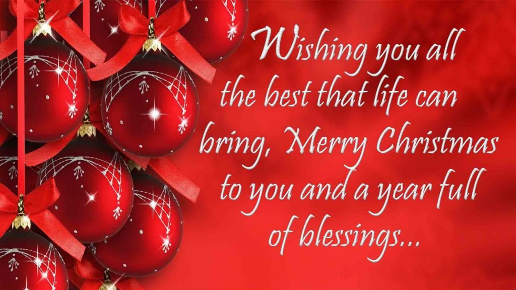 Merry Christmas Wishes, Greetings & Messages Images Free Download