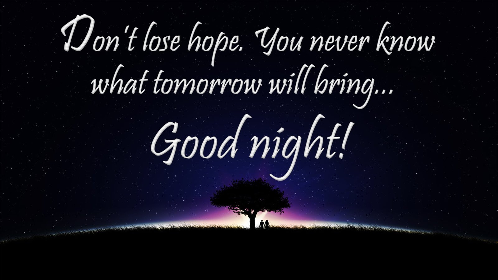 good night image with beautiful quotes