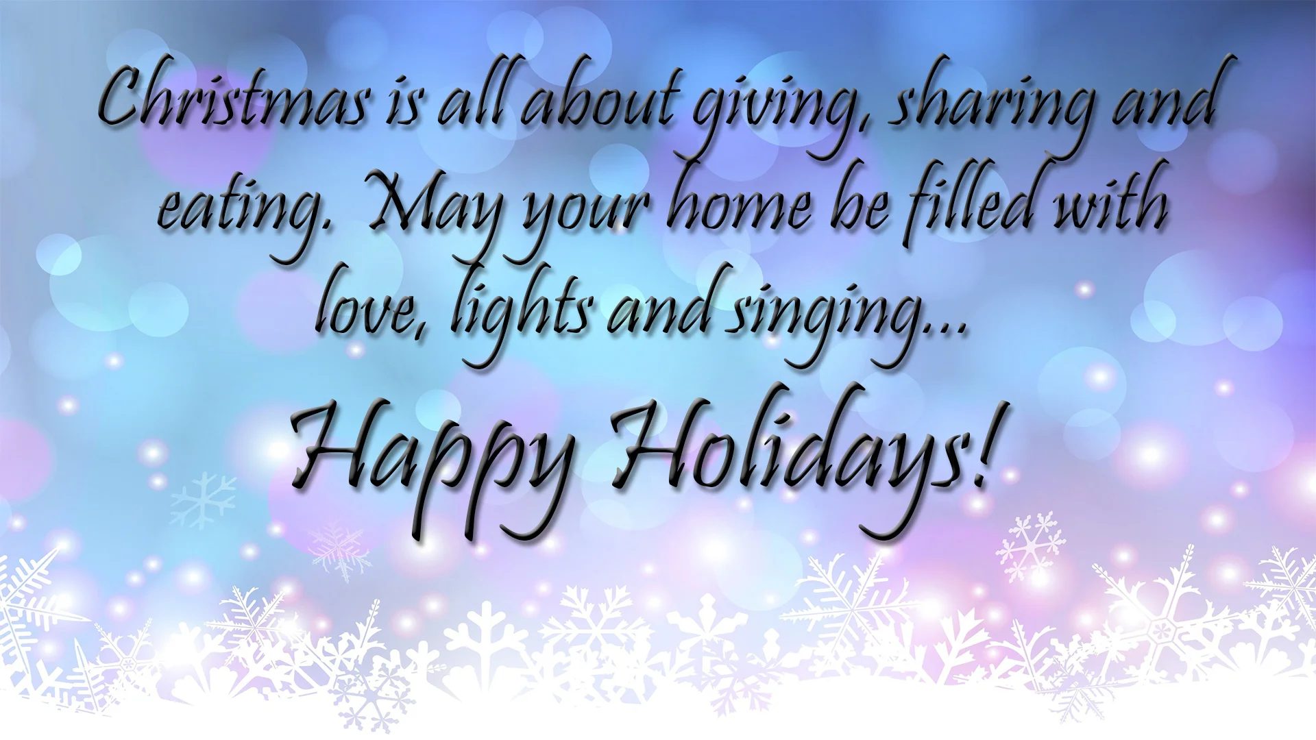 happy holidays hd image