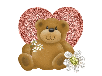 Get Well Teddy Bear Glitter Graphic Glitter Graphic, Greeting