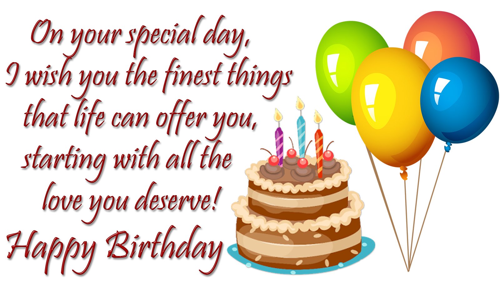 Beautiful Birthday Wishes Images | Happy Birthday Greetings