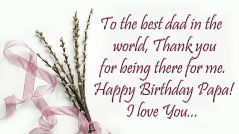 Happy Birthday Dad | Birthday Wishes For Father Images