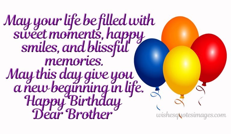 Happy Birthday Brother | Birthday Wishes for Brother