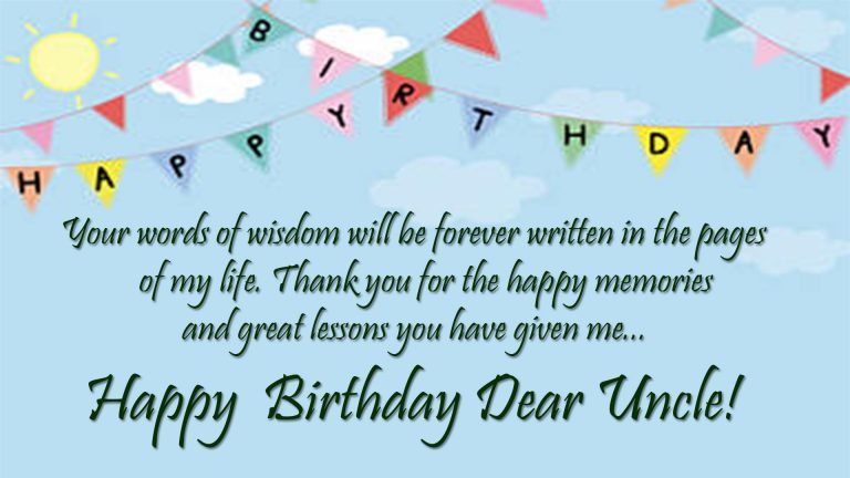 happy bday uncle wishes image