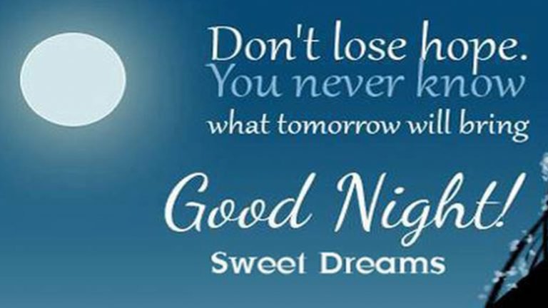 Motivational Good Night Quotes & Status Images