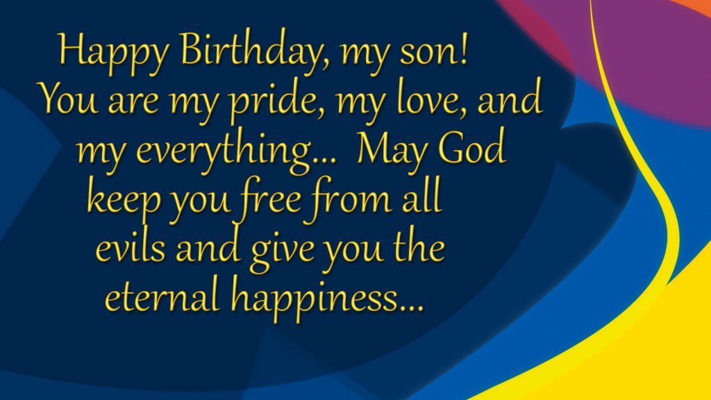 HAPPY BIRTHDAY WISHES FOR SON