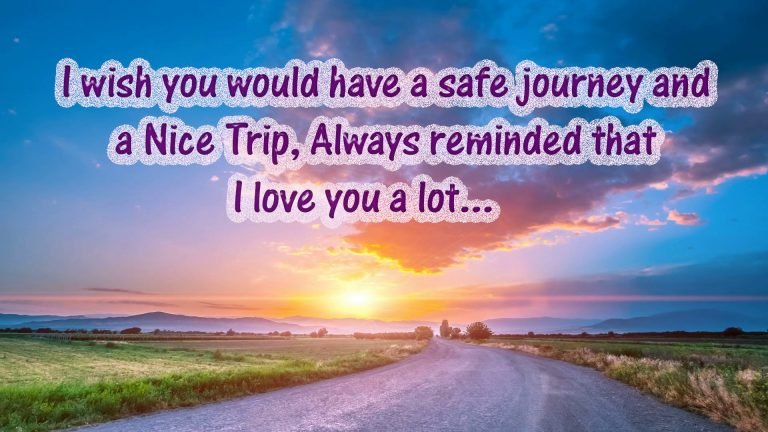 nice trip wishes image