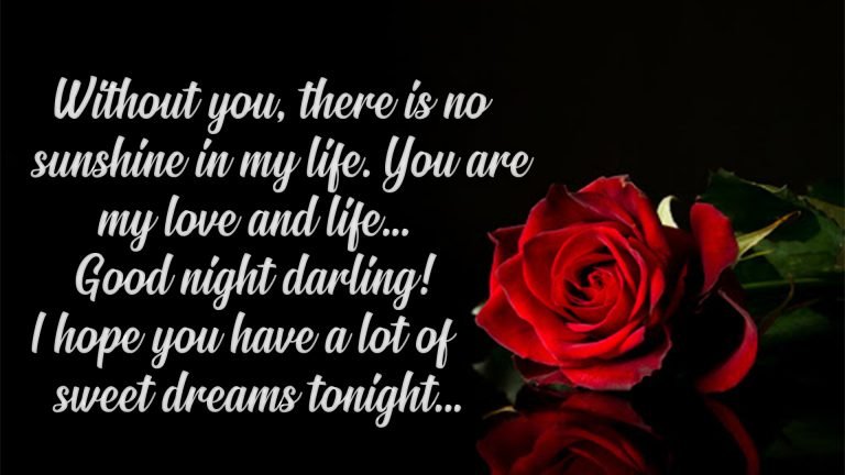 good night wishes for lover