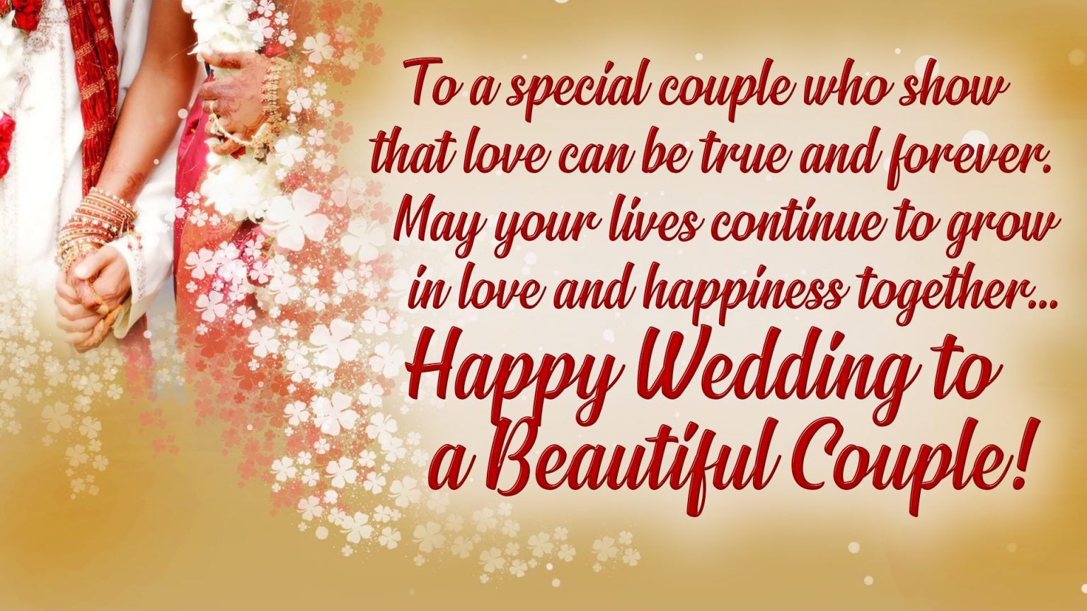 Happy Wedding Wishes And Messages For Everyone Marriage Greetings 