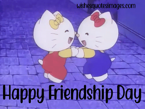 Friends Forever. Happy Friendship Day Animated GIF @