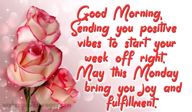 good morning monday wishes