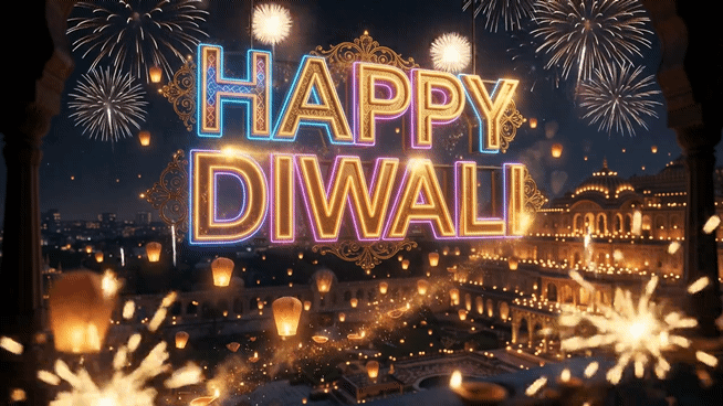diwali greeting image animated