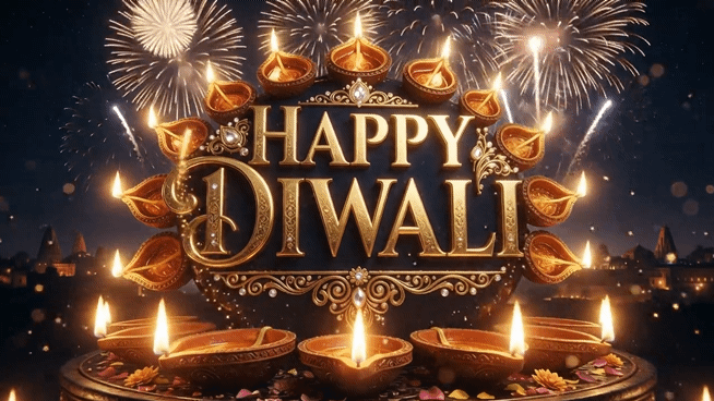happy diwali animated image