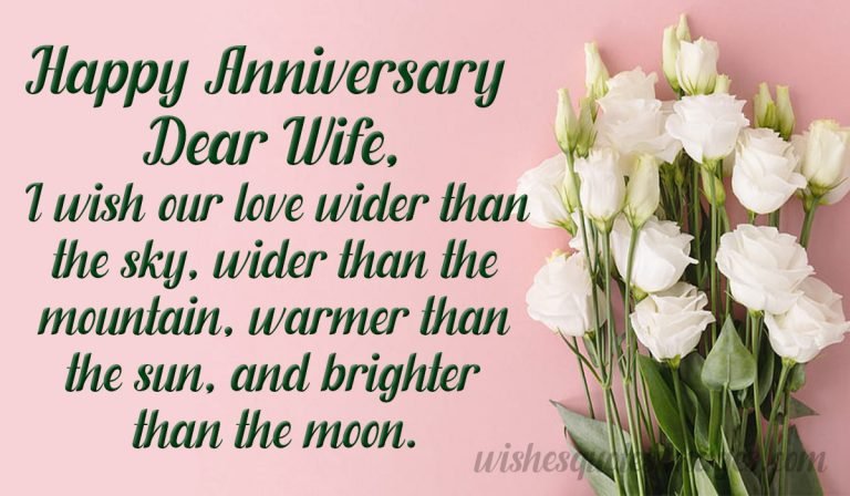 anniversary wishes for wife image
