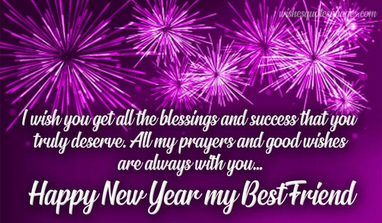 happy new year bestie image