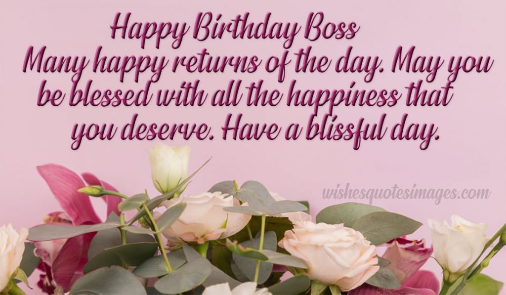 Happy Birthday Boss | Birthday Wishes & Messages For Boss