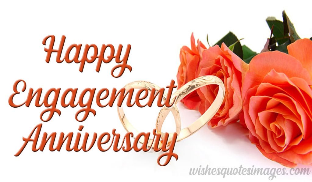 engagement anniversary wishes image