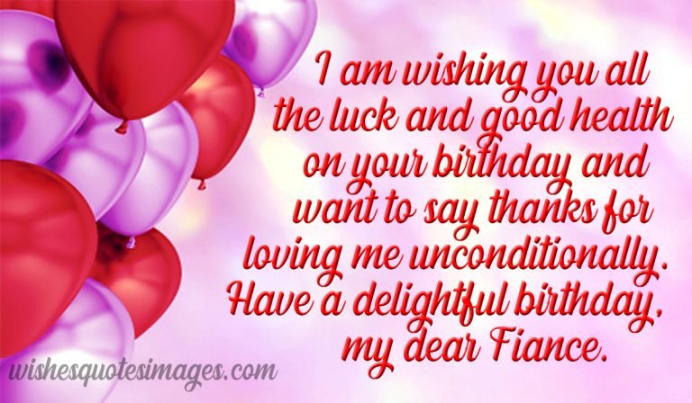 happy birthday fiance image
