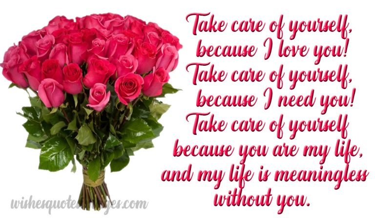 Take Care Messages For Lover | Caring Love Quotes & Messages