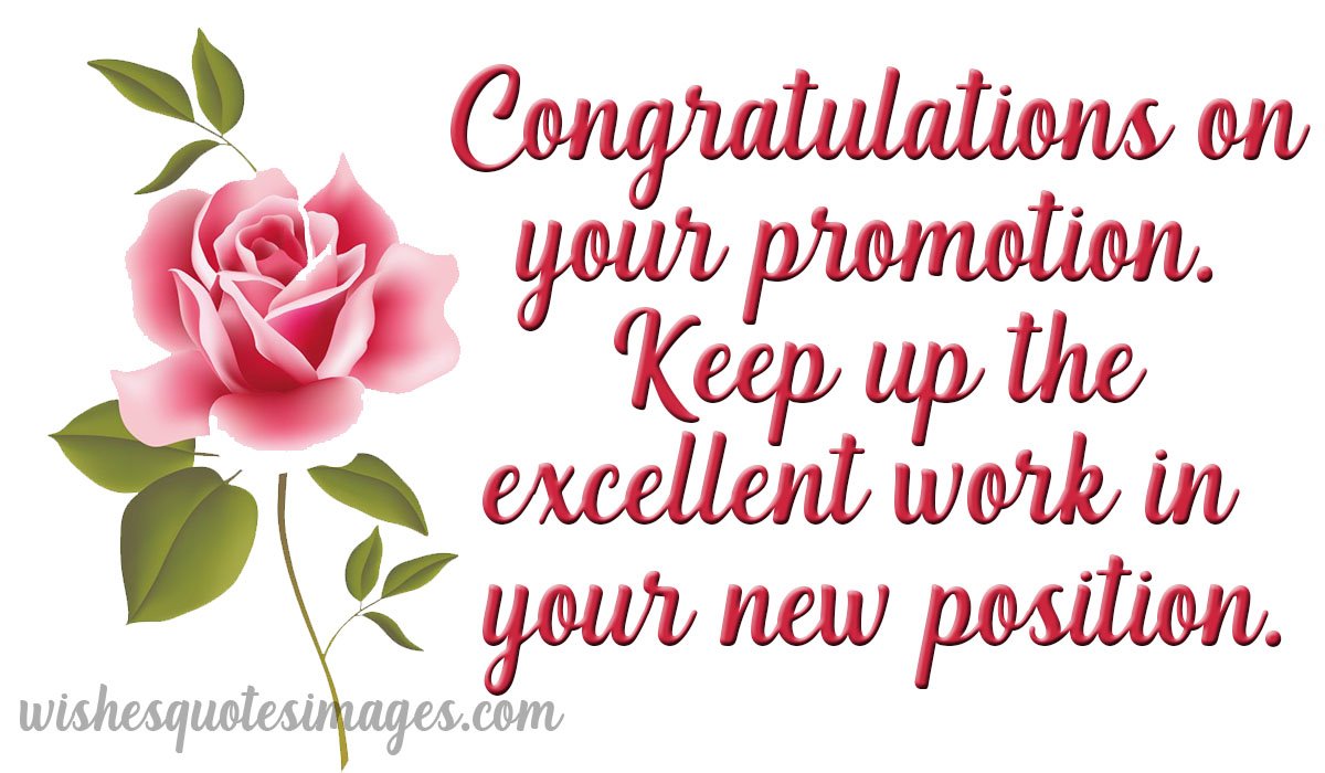 Congratulations On Your Promotion Wishes, Quotes & Messages