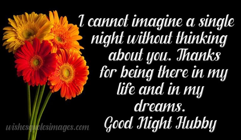 good night hubby image