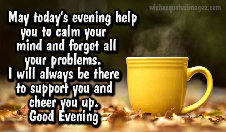 good evening wishes image