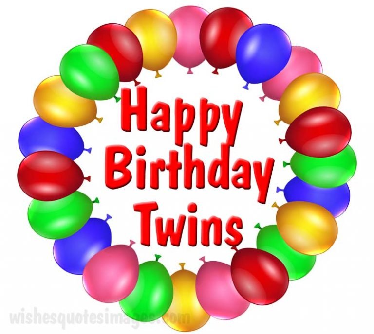 happy birthday twins image