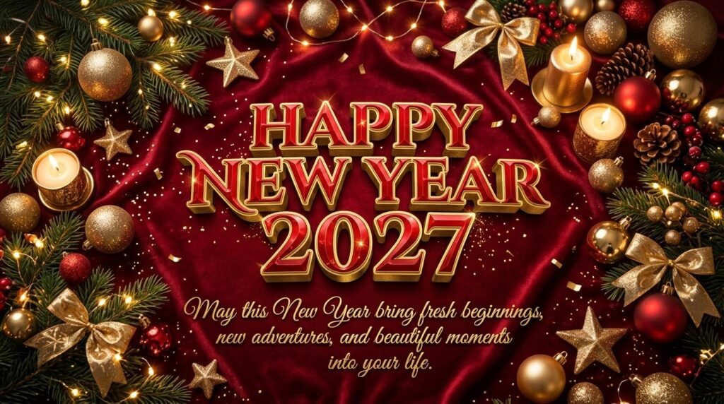 new year greetings 2027 image