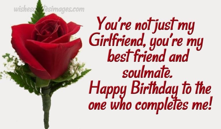 birthday wishes for girlfriend
