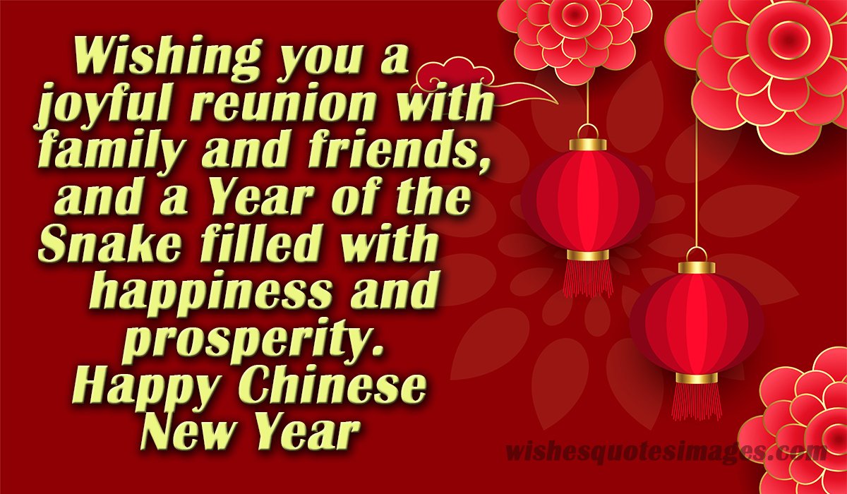 Happy Chinese New Year 2025 Wishes & Greetings With Images