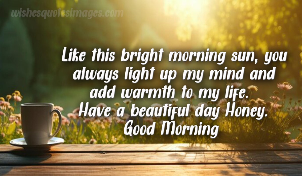 good morning message love
