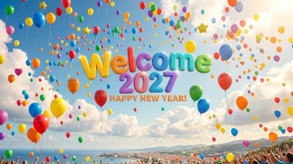 welcome 2027 happy new year