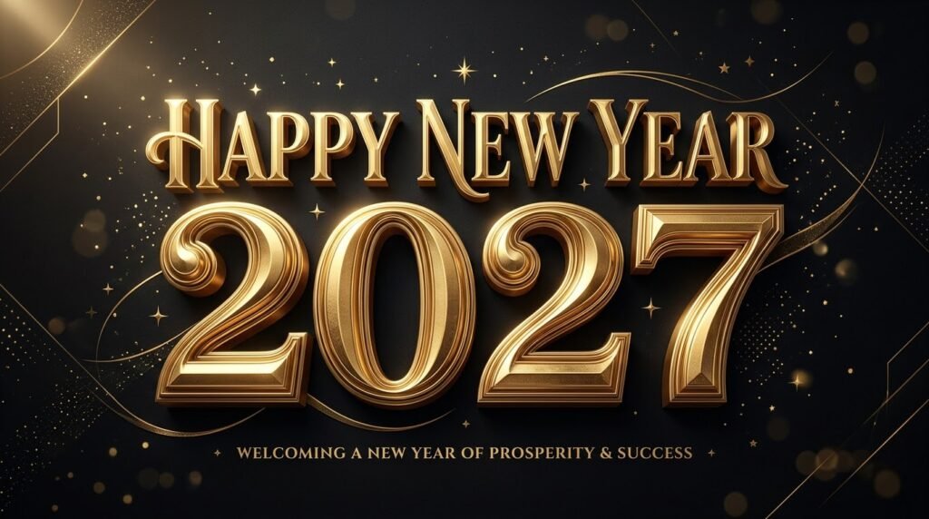 simple and elegant happy new year image