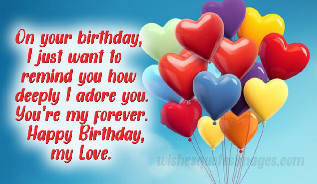 birthday quotes for love